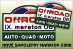 Samolepka Maraton 2008 - velká