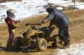 I děti a mladší junioři si užili pravý offroad